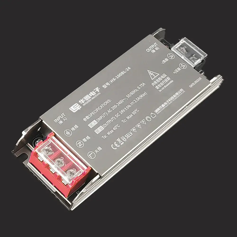 24V 4.17A slim power supply for indoor led lights